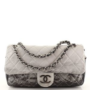 CHANEL Bags Chanel Melrose Degrade Flap Bag Quilted Patent